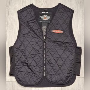 Harley-Davidson Black Quilted Vest 16x21"
